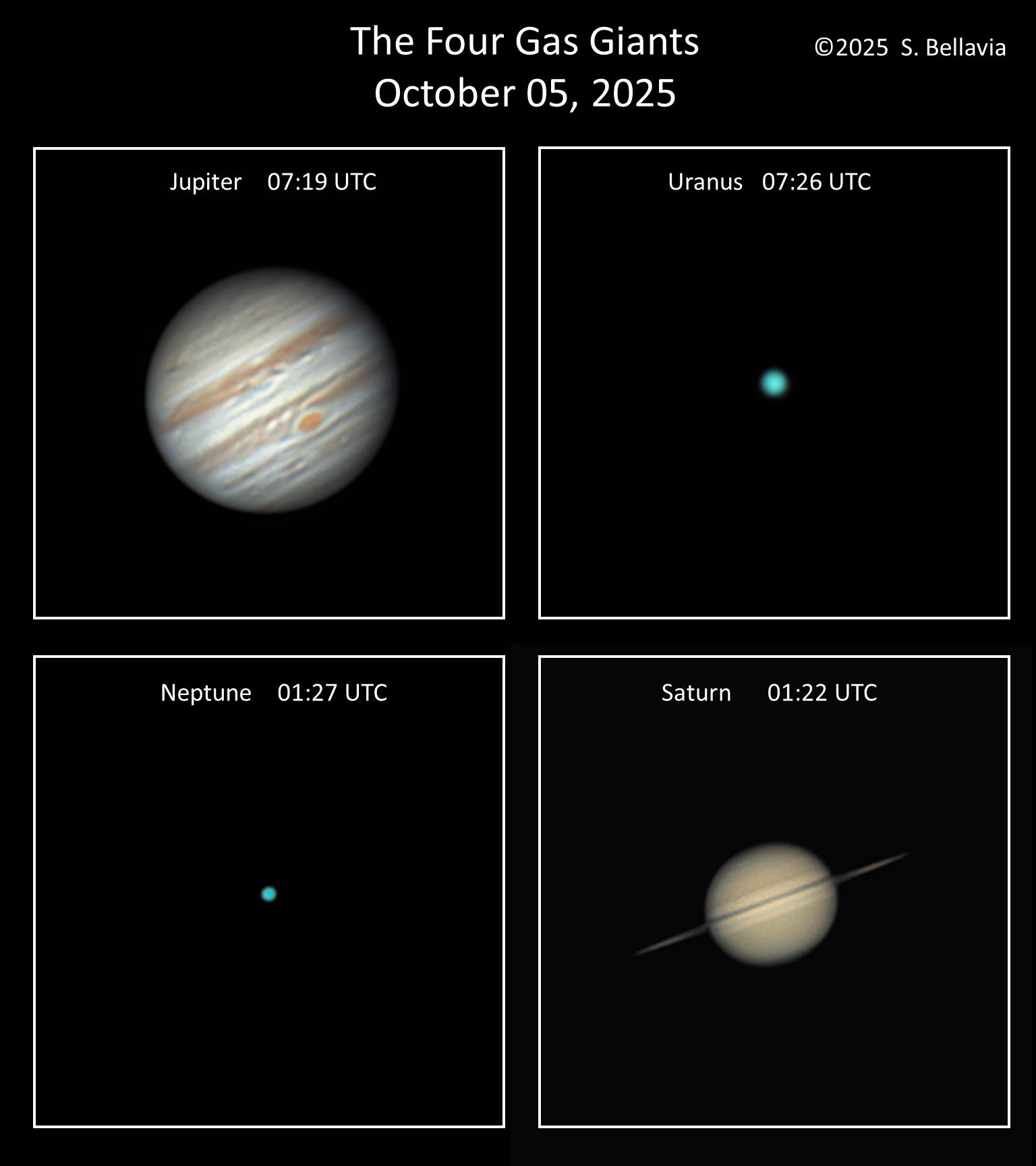 The Moon + Four Gas Giants = One Epic Imaging Night!