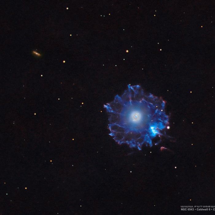 nebula deep sky astrophotography with refractor telescope