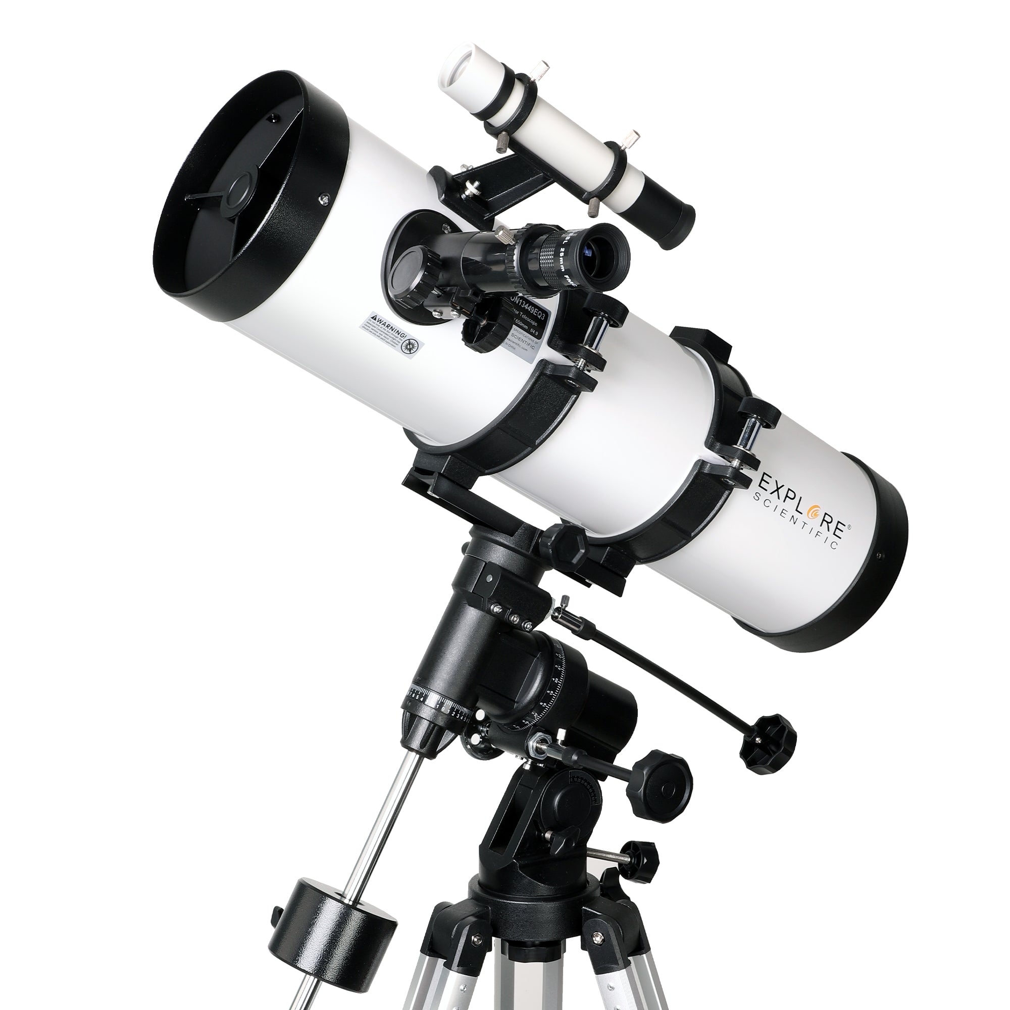 134mm Newtonian Reflector Telescope with Equatorial Mount