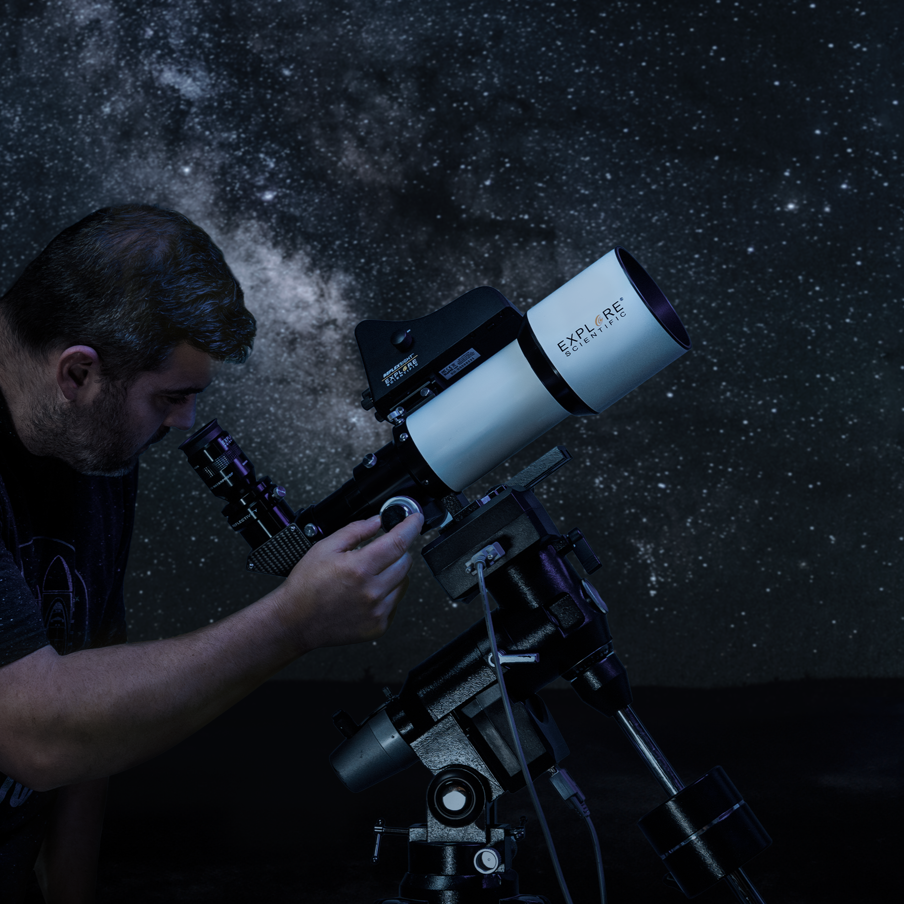 探索 Scientific ED80 Essential 系列空气间隔三重折射望远镜 - ES-ED0806-02