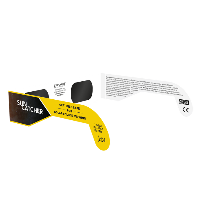 Sun Catcher Solar Eclipse Glasses (100-Pack Assortment & Counter Display)