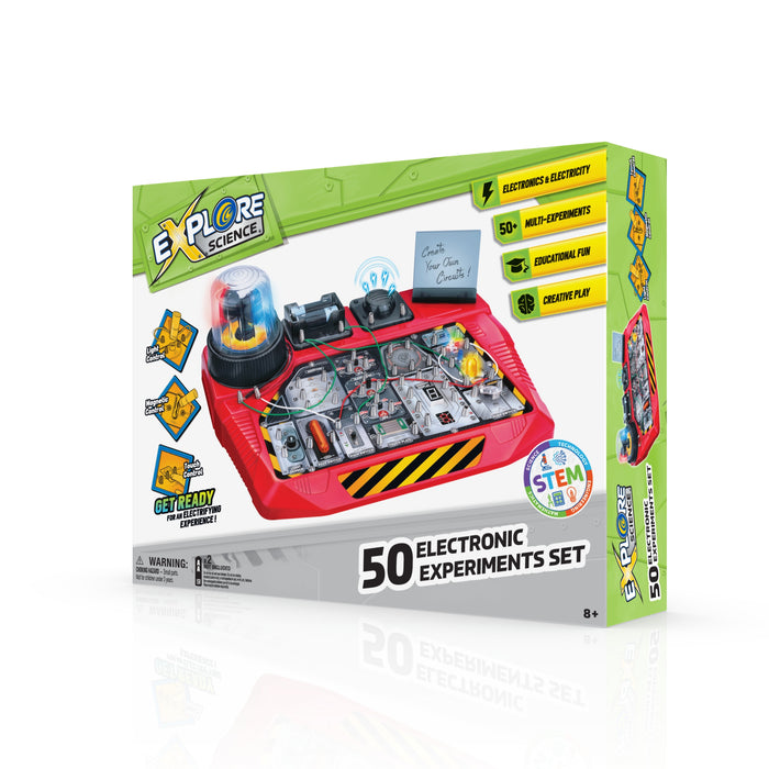 Explore Science 50 Electronic Experiment Set - STEM